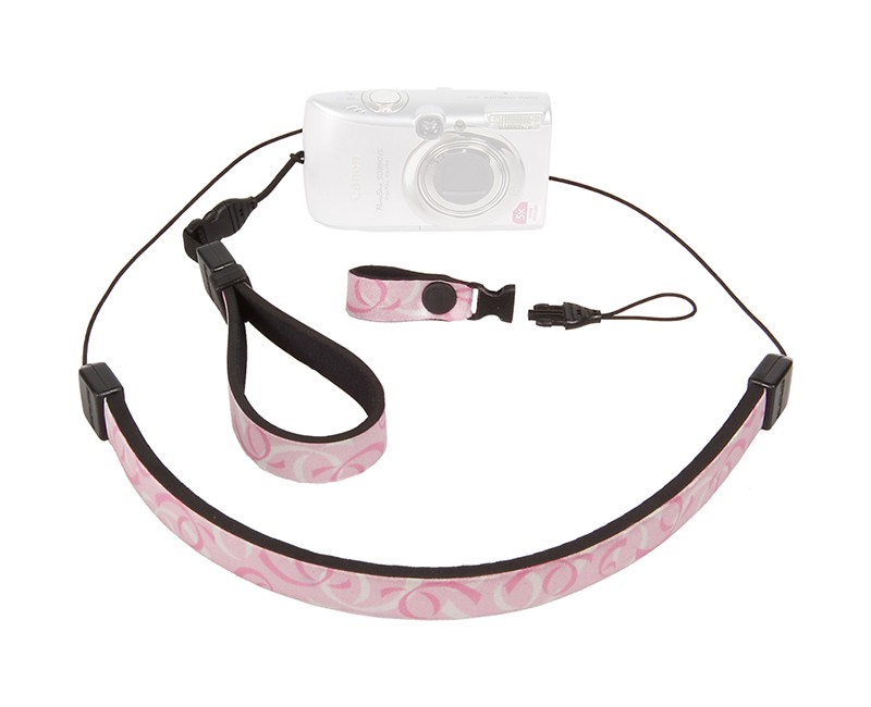 OPTech Pink Trio Swirl Strap