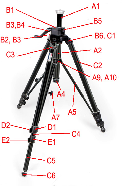 Manfrotto 475Black tripod 