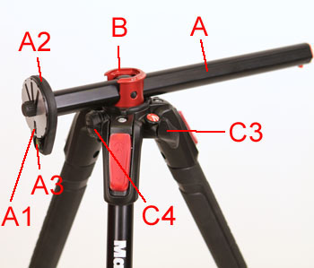 MT190CXPRO4CN CARBON FIBER TRIPOD