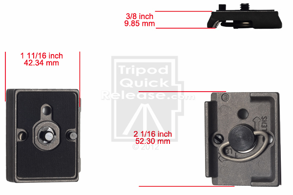 valg øjenbryn selv Manfrotto 200PL Small Quick Release Plate | ManfrottoTripodParts.com