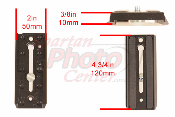 cristiandad Hong Kong En cantidad Manfrotto 500PLONG Quick Release Plate | ManfrottoTripodParts.com