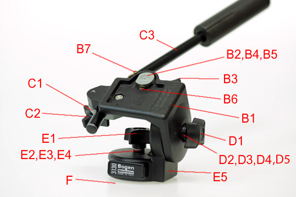 Bogen 3130 Version 1 video head