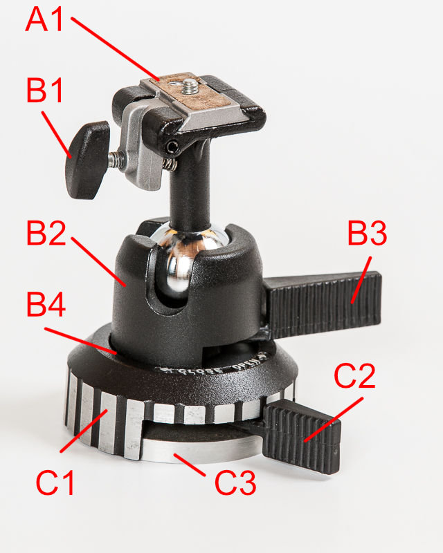 Manfrotto 108 QR Ball head