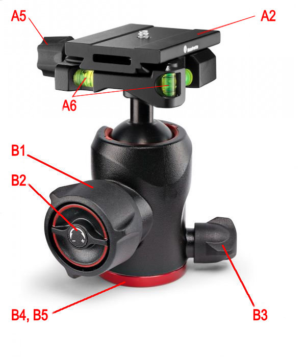 Manfrotto MH496-Q6 Ball Head