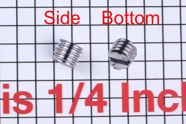 Screw Adapter 1/4 male to 3/8 male - 5 pack