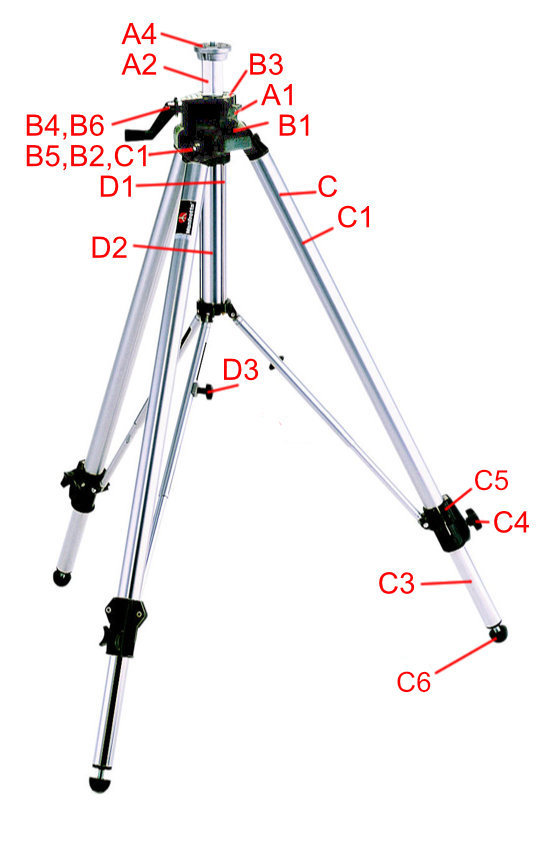 Bogen 117X heavy duty tripod